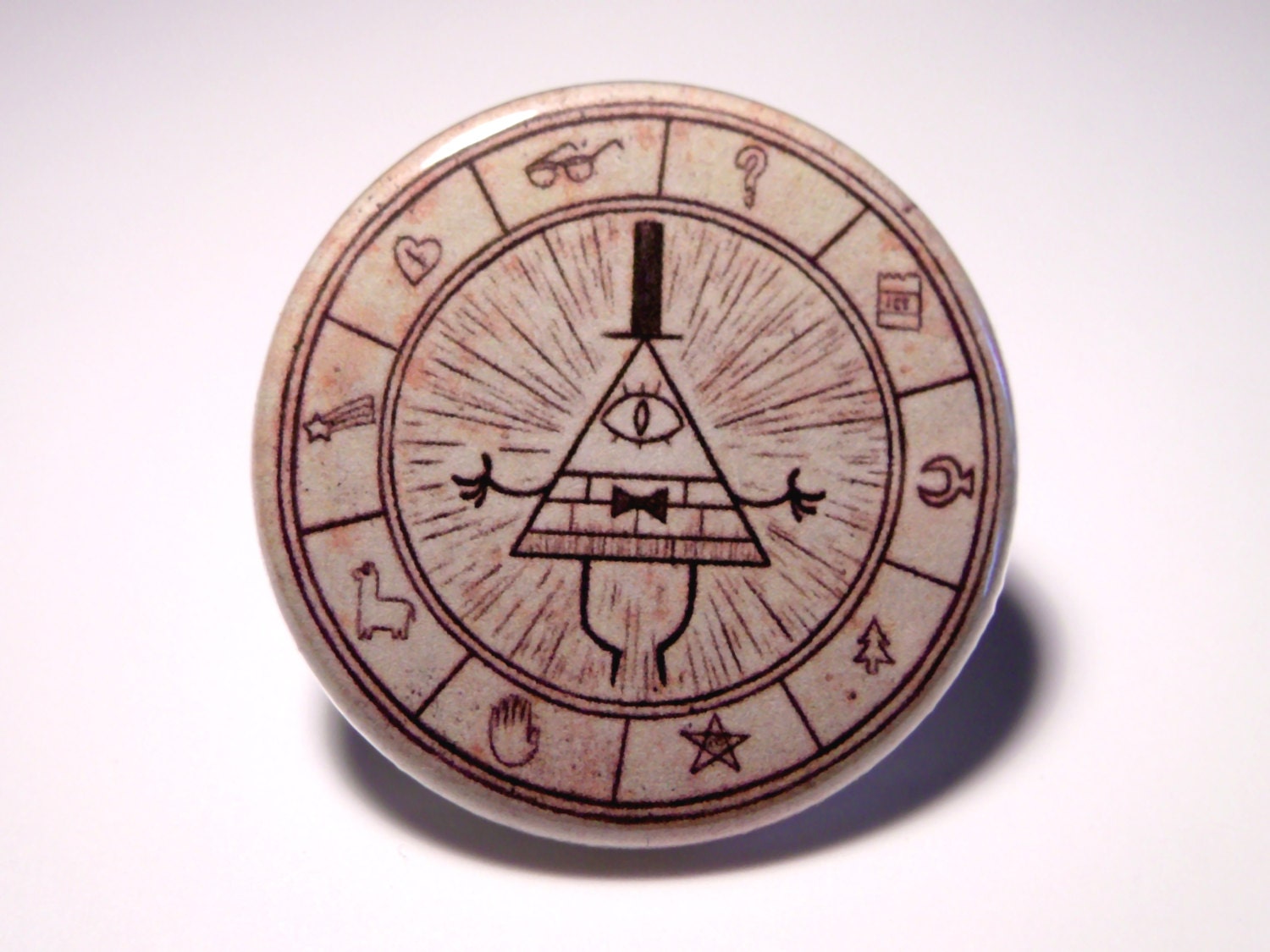 Disney's Gravity Falls Bill Cipher Wheel by insomniacbuttons