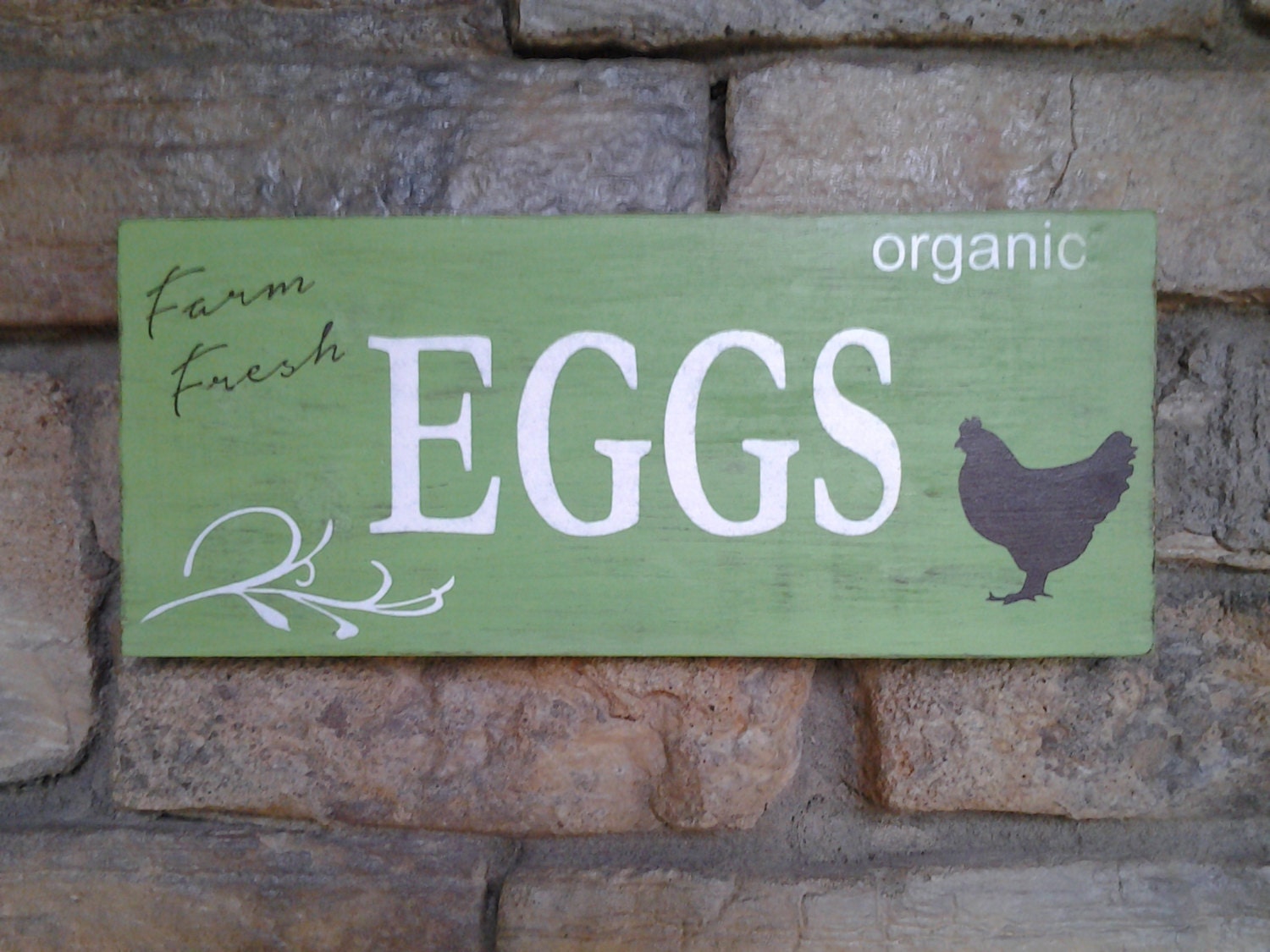 Fresh Eggs Sign Egg sign Wall Decor Kitchen Decor by TheBrownHens