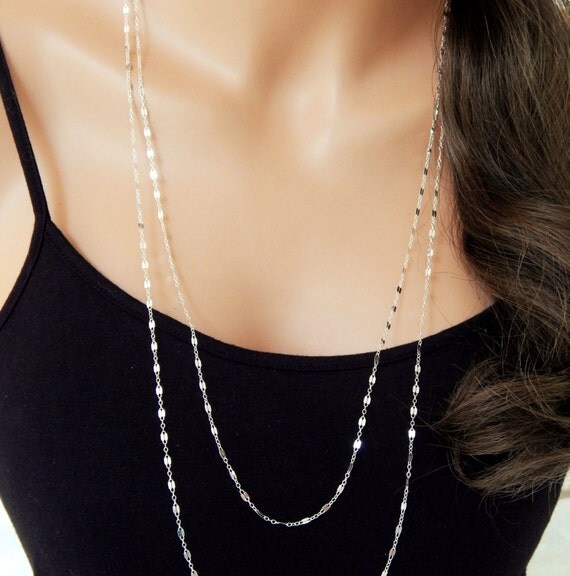 Layering Necklace Sterling Silver Necklace by SimpleAndLayered