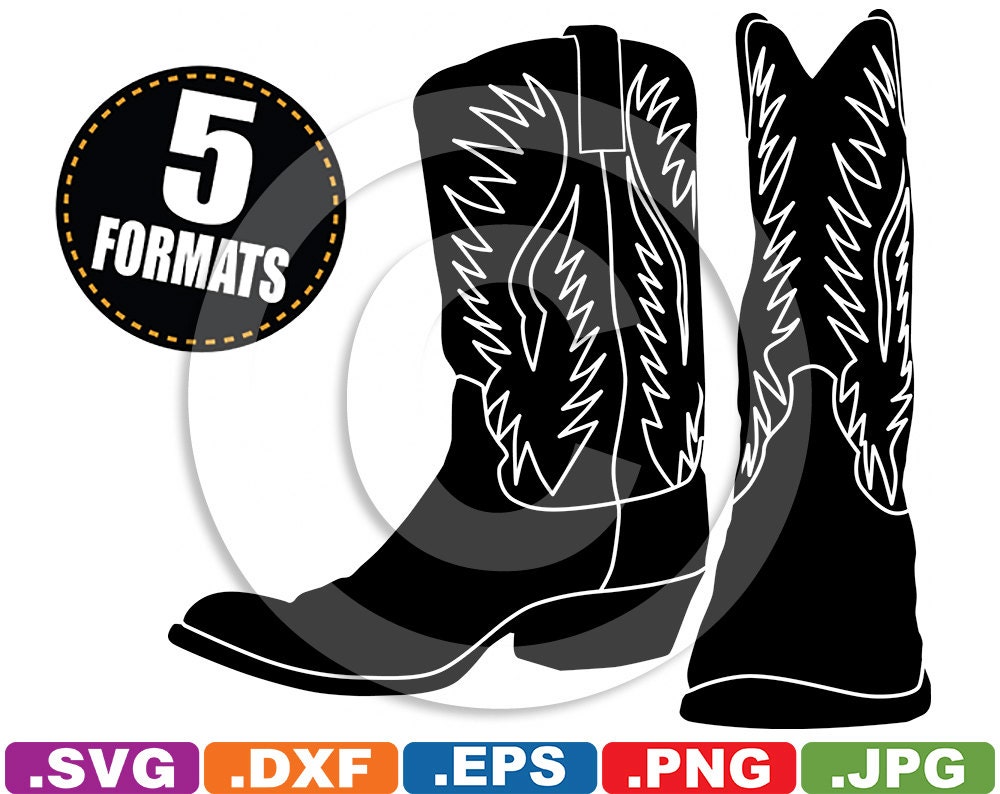 Download Cowboy / Western Boots Clip Art Image svg & by ...