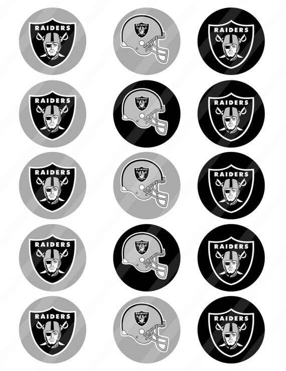 Raiders Cupcake Toppers Free Printables