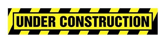 Under Construction Sticker by MeisterInk on Etsy