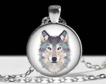 Wolf Necklace Wolf Jewelry Necklace Wearable Art Pendant Charm Wolf Pendant Charm Wolf Keychain