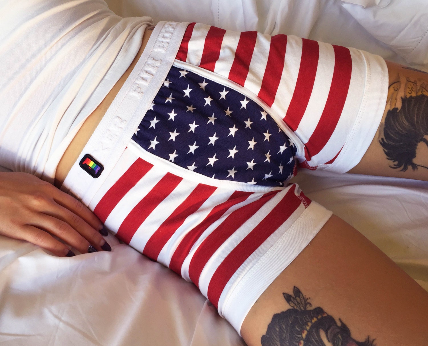 Out Is In Usa Uni Sex Boxers American Flag By Outisinusa On Etsy