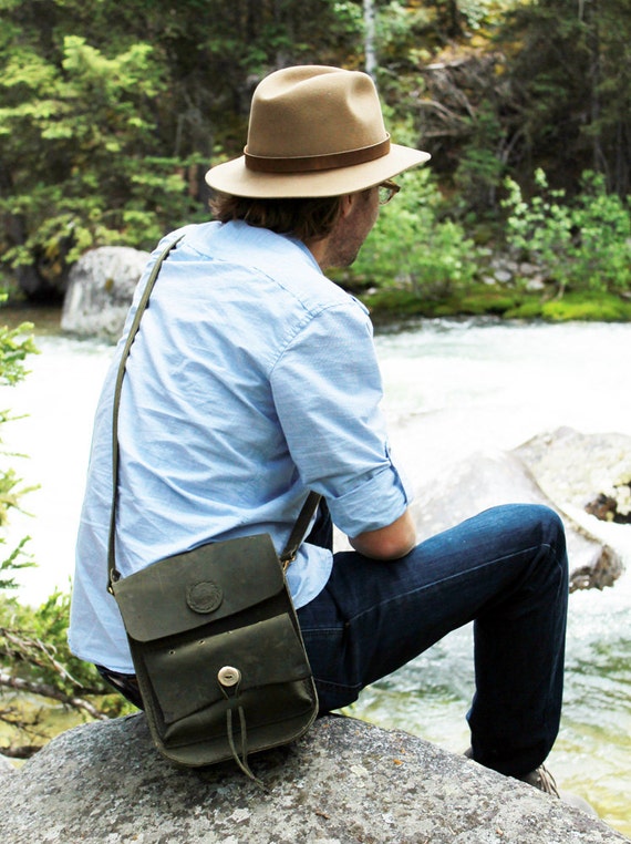 Leather Fly Fishing Bag by Beargrass Leather for Fly Boxes