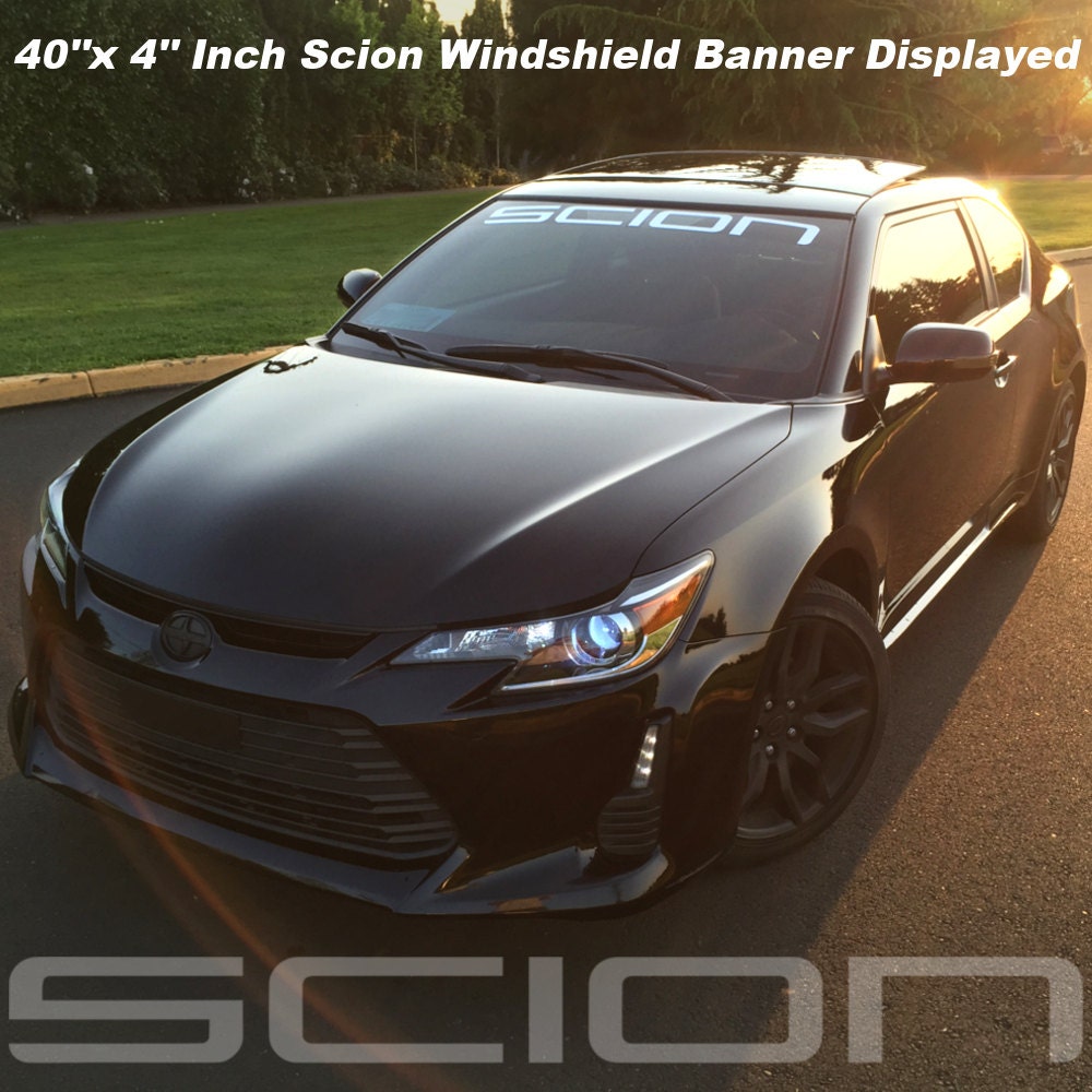 SCION Vinyl Windshield Banner Decal Sticker Graphic Multiple