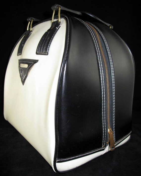 Vintage AMF Bowling Ball Bag w/ Shoes and Ball by Amflite