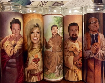 Its Always Sunny in Philadelphia Dennis D Charlie Mac Frank Prayer Candles