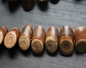 Natural Wood Log Beads, Cylinder, Log, Brown, Light Brown, Dark Brown, 16mm, 18mm, 20mm, 22mm, 24mm