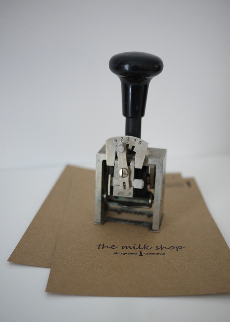 Vintage Stamp Machine