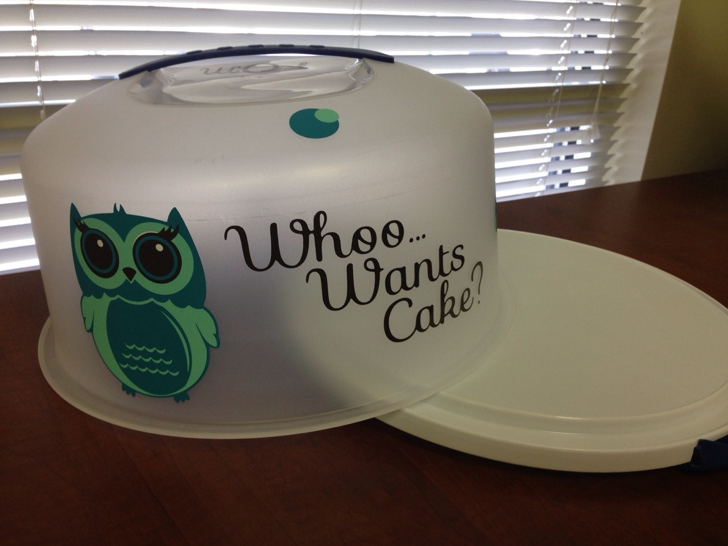 Monogram Cake Carrier serving wedding gift by SimplySouthernSweetT