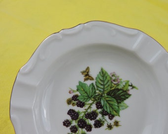 Vintage 1960's Blackberry Ashtray - E&R Golden Crown 1886 West Germany