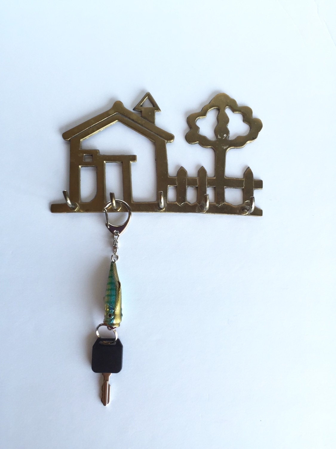 Leonard Brass Key Hook Holder Haute Juice