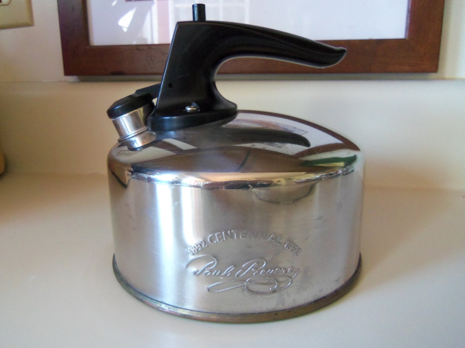 Vintage Revere Ware Centennial Whistling 6 cup Tea Kettle