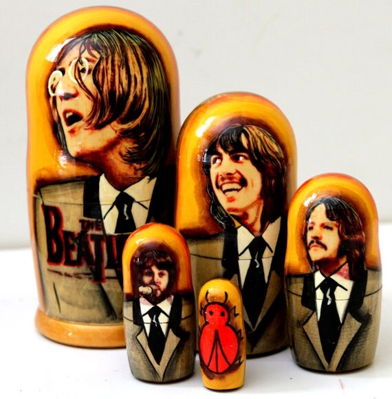 Nesting doll 502 The Beatles