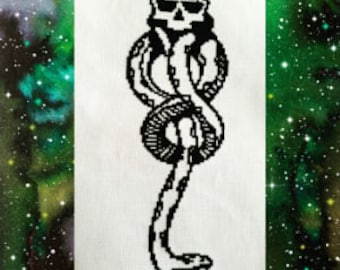 Harry Potter Cross Stitch Pattern The Dark Mark