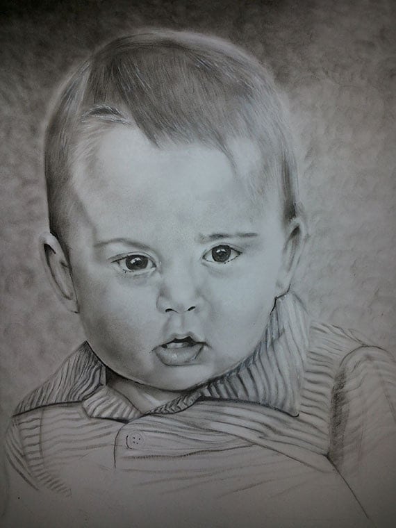 Custom portrait drawing of your loved ones. by LindaArtWorld