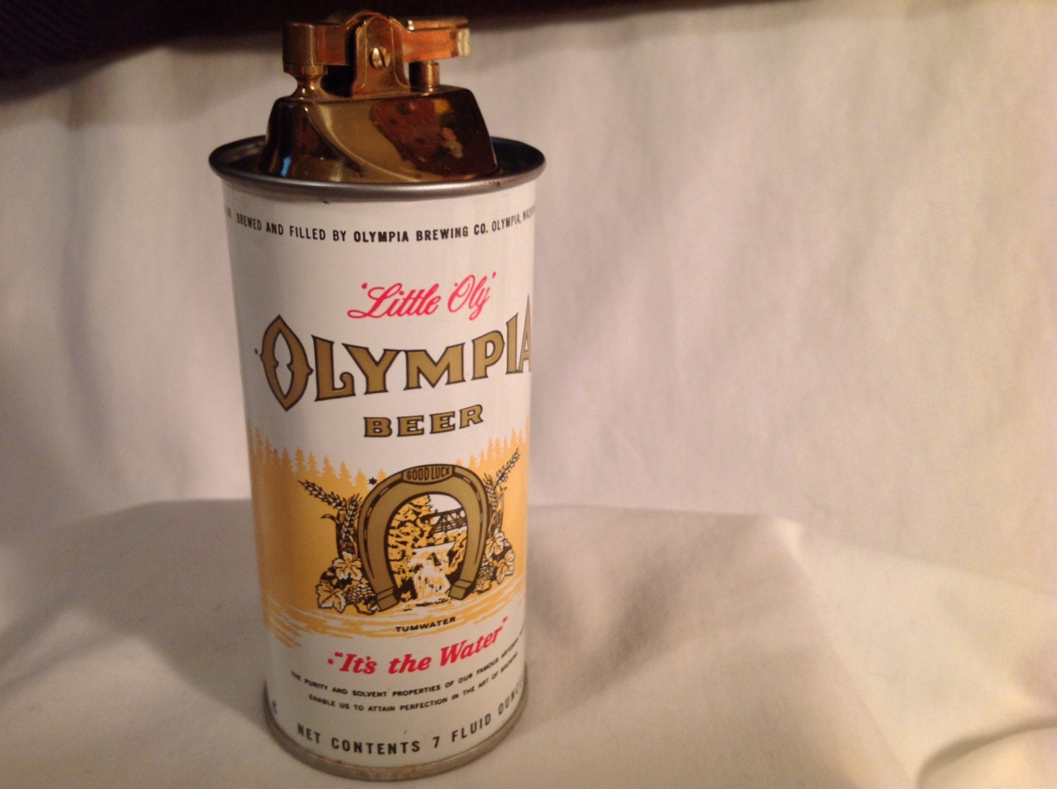 Vintage Olympia Beer Can Lighter