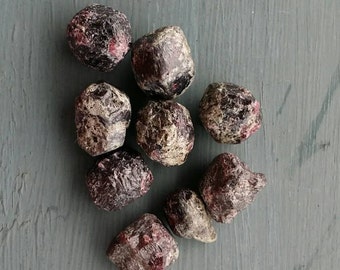 Pyrope Garnet rough stone
