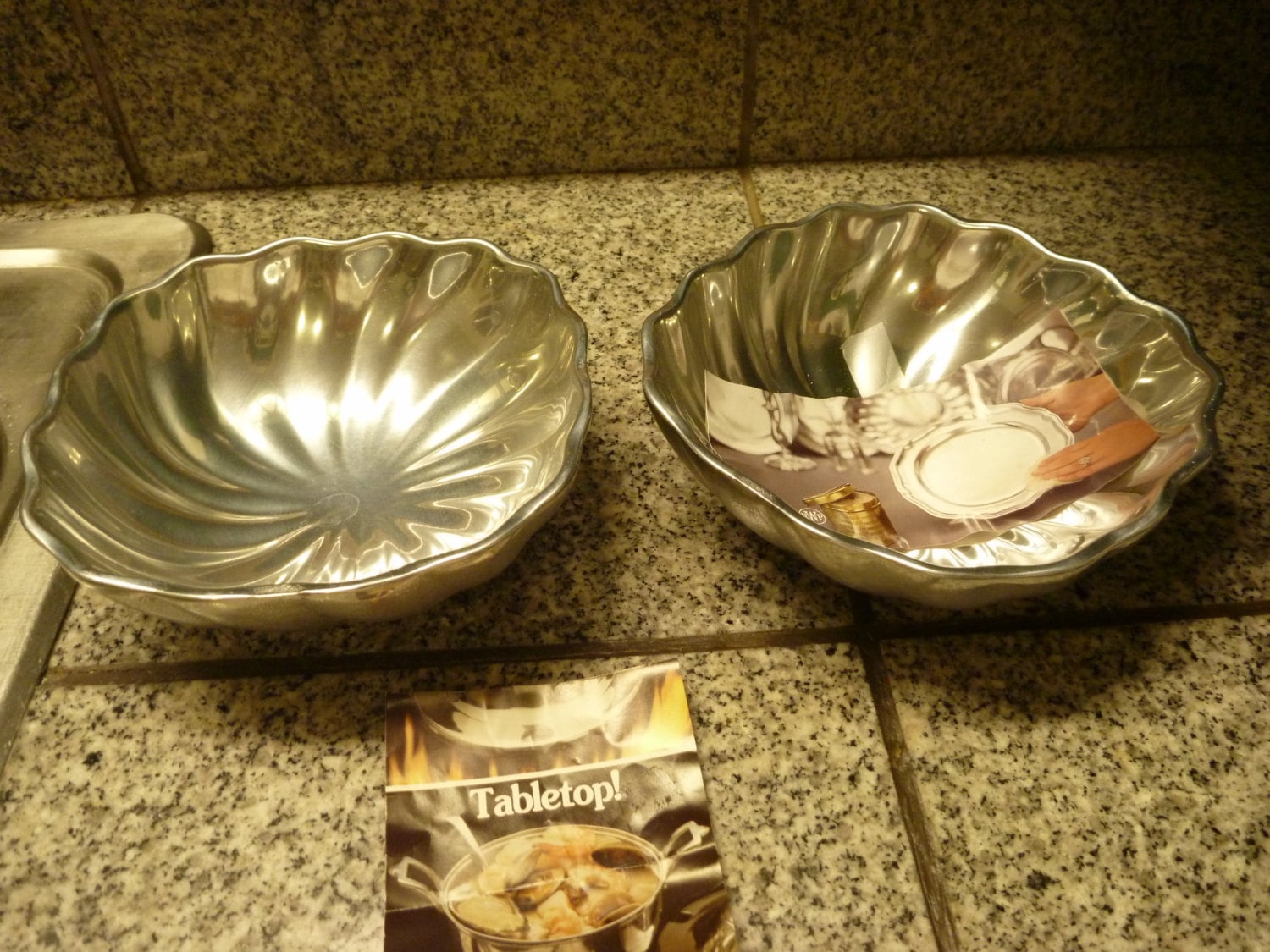 Vintage Never Used Unused Wilton Armetale Vegetable Metal Serving