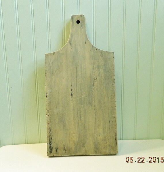 Distressed Wood Board, Hanging Cutting Board, Shabby Cutting Board