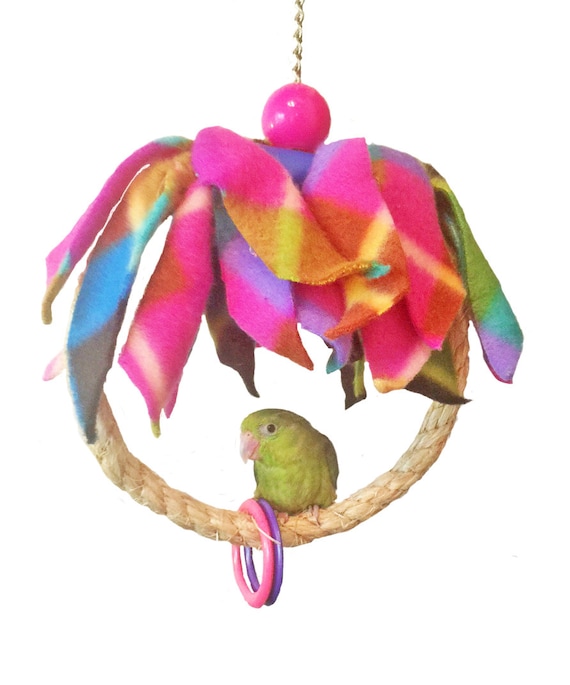 Hanging Around Small Sisal Bird Swing