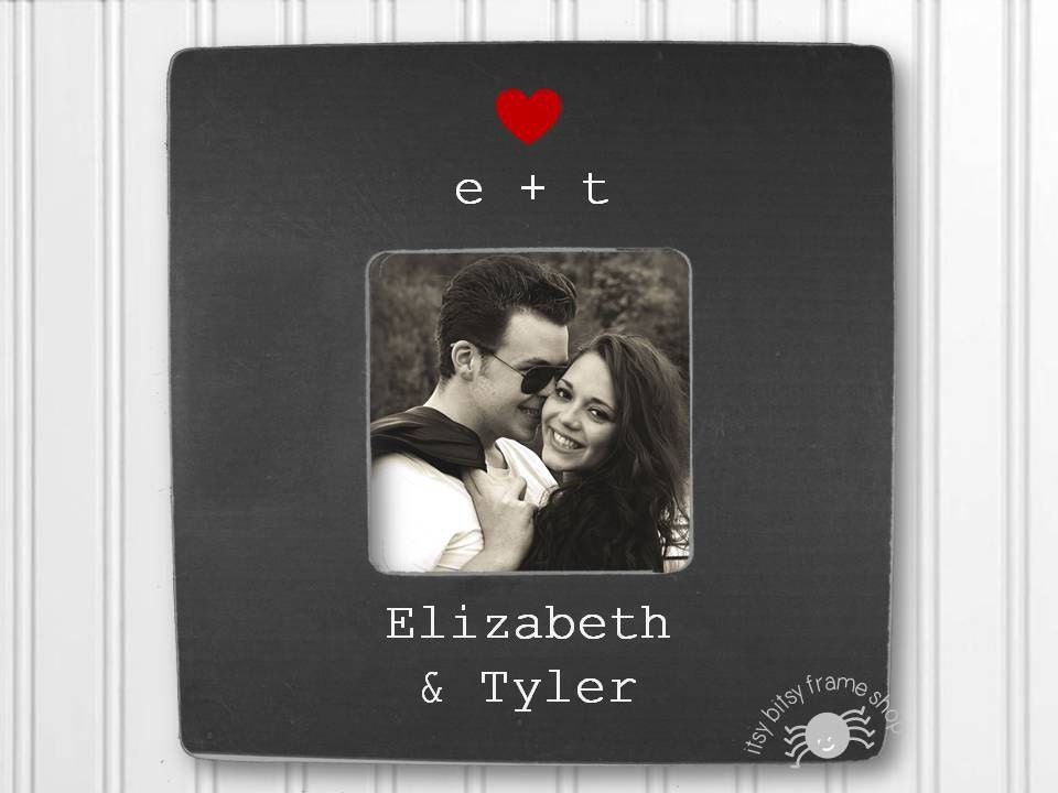 Boyfriend Picture Frame Girlfriend Picture Frame Engagement Gift Valentines Day Gift Simple Red