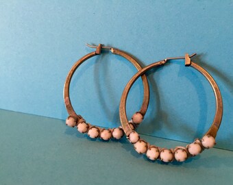 Gray earrings with gray stones