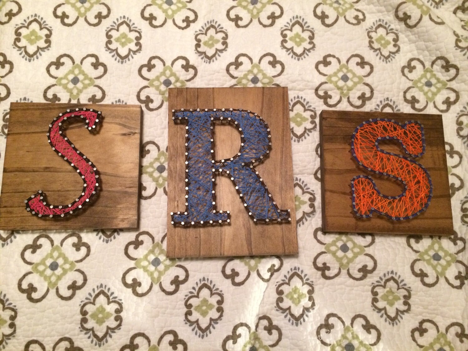 Letter String/Nail Art by KiwiStrings on Etsy