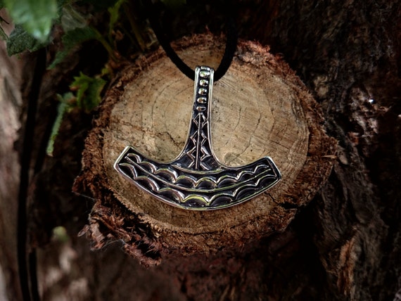 Ukko's Hammer Ukonvasara Mjolnir Pendant Viking by BerlogaWorkshop