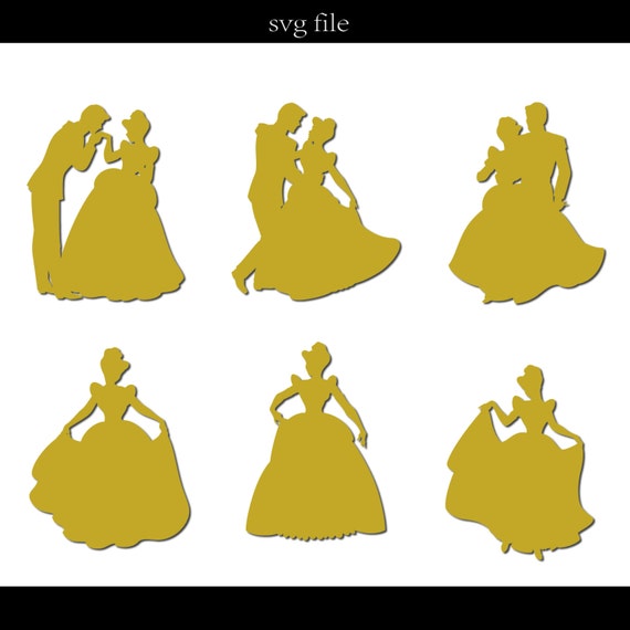 Disney princess svg cut file Instant Download by 5SHP on Etsy
