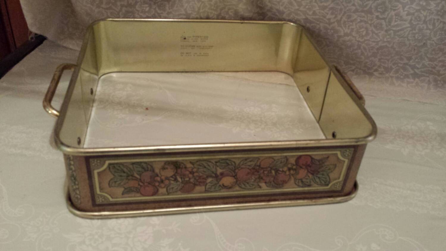 Vintage square pyrex decorative dish holder Haute Juice