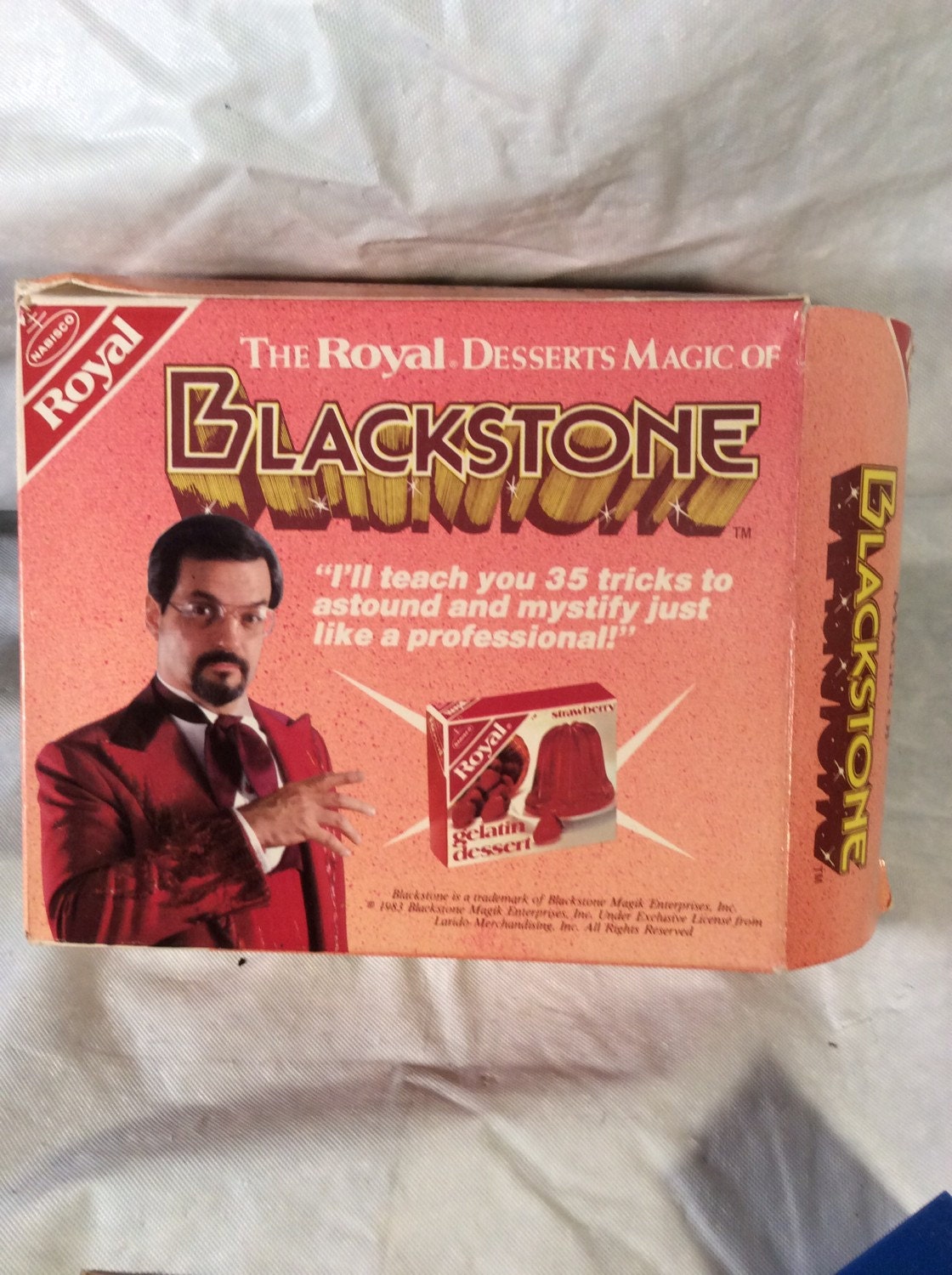 Harry Blackstone Jr Magic Kit Product Premium Nabisco Royal