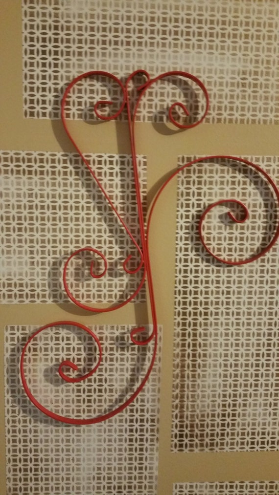 wrought iron wall decor by irondecorations on Etsy