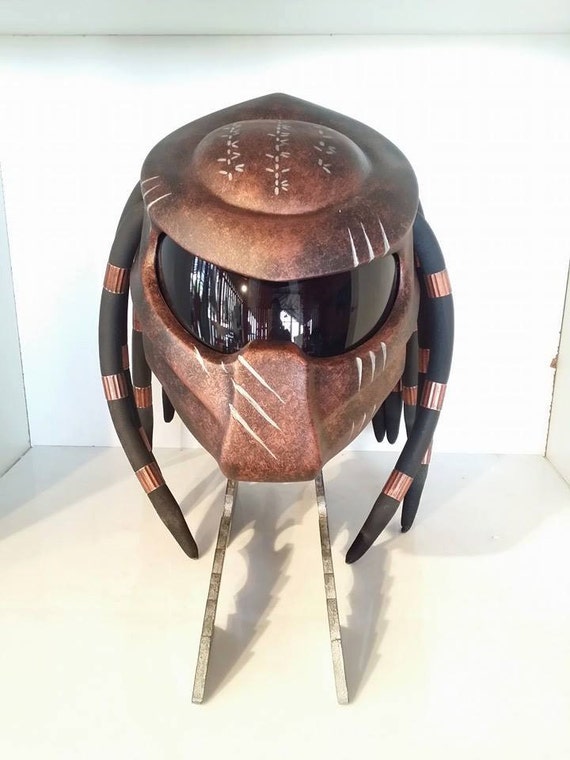 Copper Predator Motorcycle Helmet
