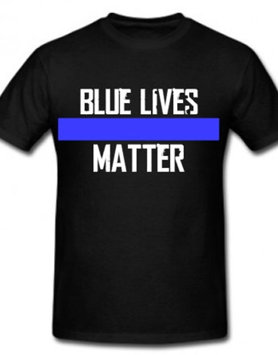 blue lives matter t shirt walmart