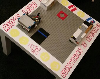 personalised lego table