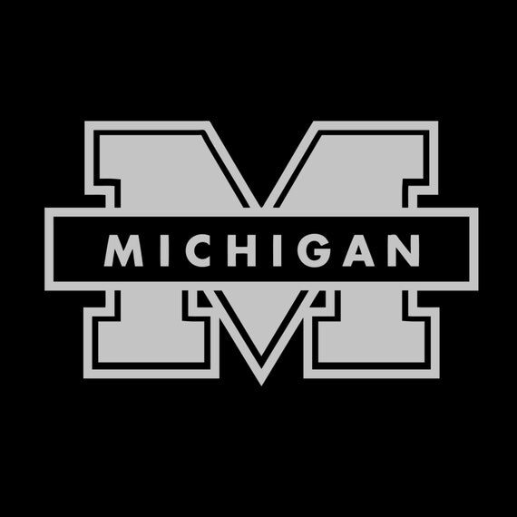 MICHIGAN WOLVERINES Car Window Sticker 15x9 other by AutoVinyl