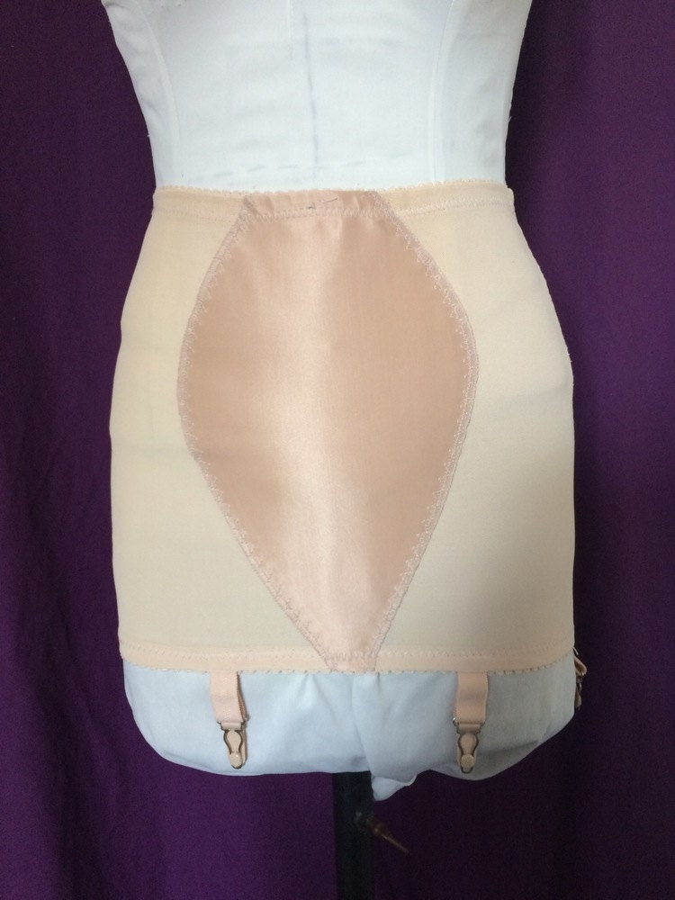 Vintage Marcel Worth Open Bottom Girdle dusty pink