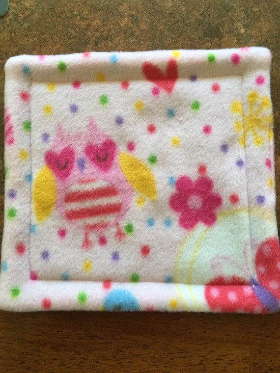 Guinea pig fleece Pee pad 2 layers of fleece by Patspiggycreations