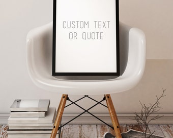 Custom Quote or Text