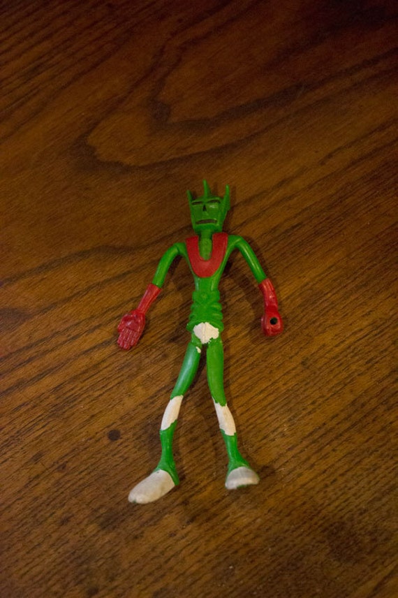 Vintage Bendy Robot by OldAndOddStore on Etsy