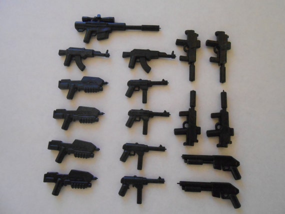 17 Guns for LEGO mini figures