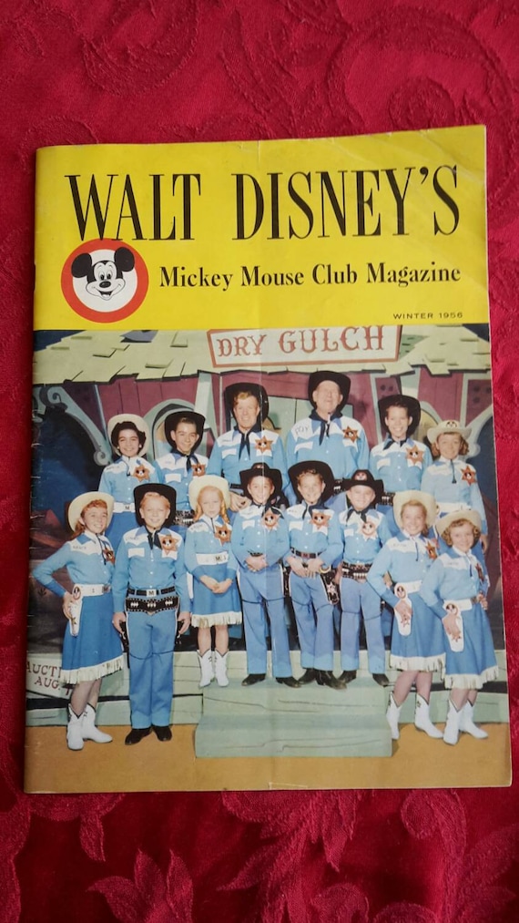 First Issue Mickey Mouse Club Magazine 1956 by EsEclecticEmporium