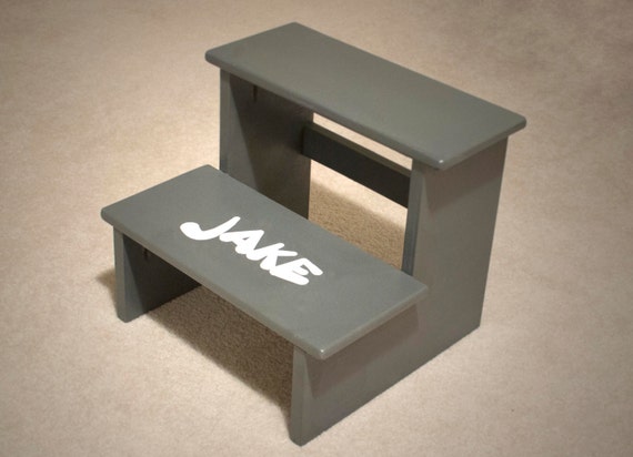 Personalized Step Stool - Full custom design and colors