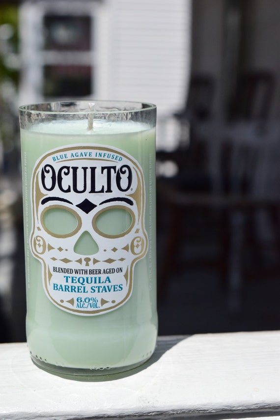 Oculto Soy Beer Bottle Candle