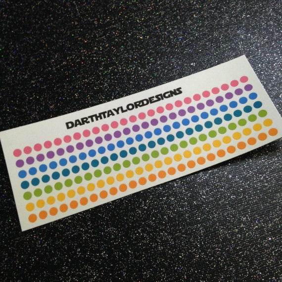 Tiny Dot Stickers Set of 175 Item 097 by DarthTaylorDesigns