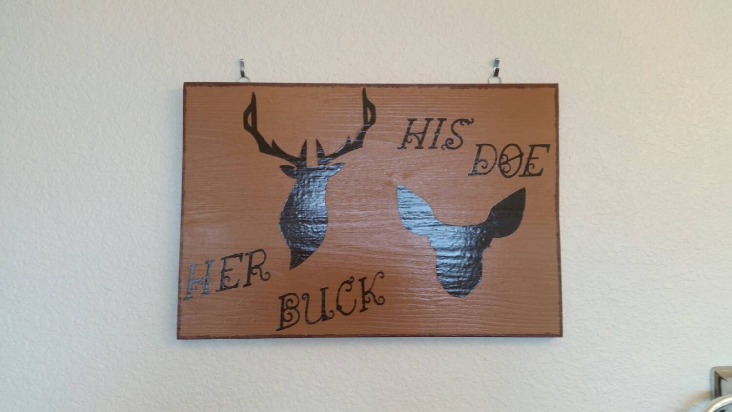 Her Buck.. His Doe 15x12