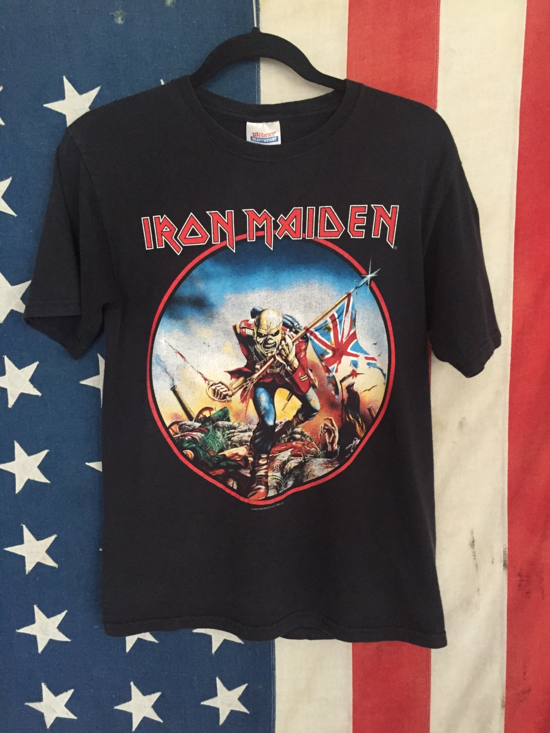 Iron Maiden shirt 80s heavy metal band tshirt by CottonFever