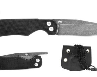 Fred Perrin Knives The BOWIE PLIANT Black G10